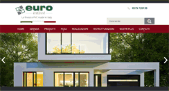 Desktop Screenshot of euroinfissisrl.it