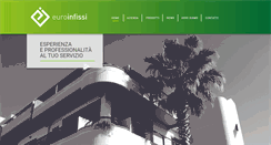 Desktop Screenshot of euroinfissisrl.com