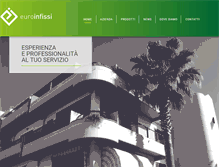 Tablet Screenshot of euroinfissisrl.com